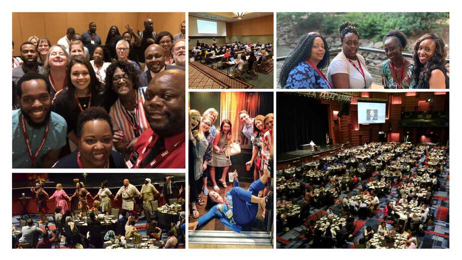 Collage of images of the 2019 NCAPCS conference